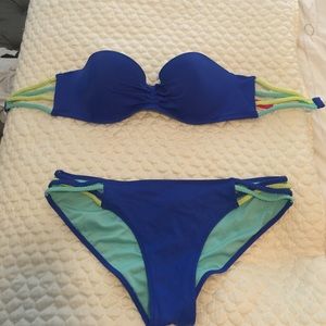 Royal blue VS bikini set