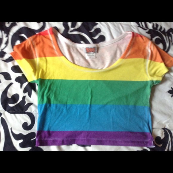Gay Pride Crop Top
