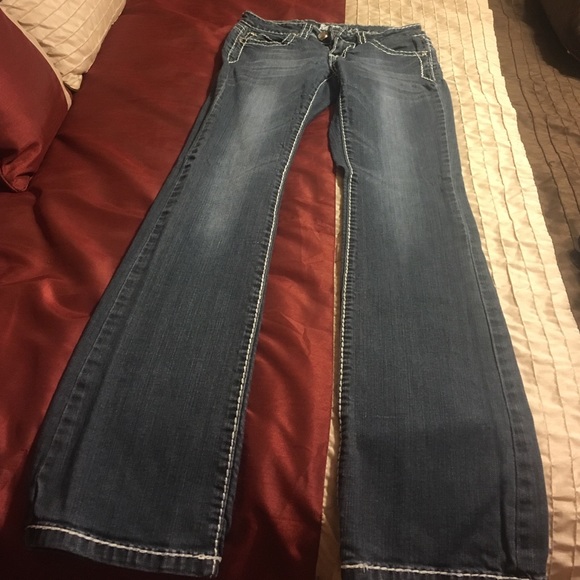 Miss Chic Jeweled Jeans Size 1