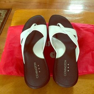 Black and white wedges