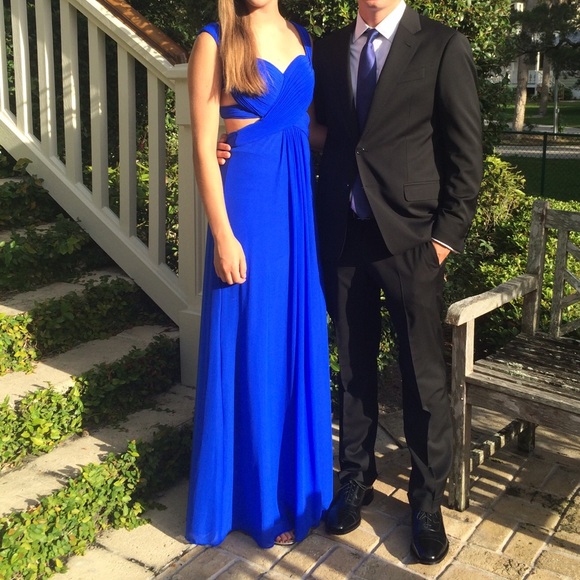 Blue La Femme Prom Dress size 0