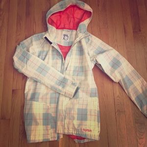 Burton Dry Ride Jacket in Pastel Plaid