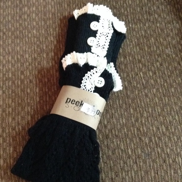 Peek-a-boots socks