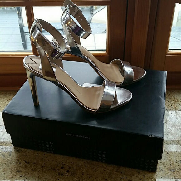 Dolce Vita Shoes - Dolce Vita Silver Berkeley Heels