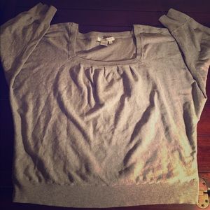 Grey, Comfy, Sweater Top.