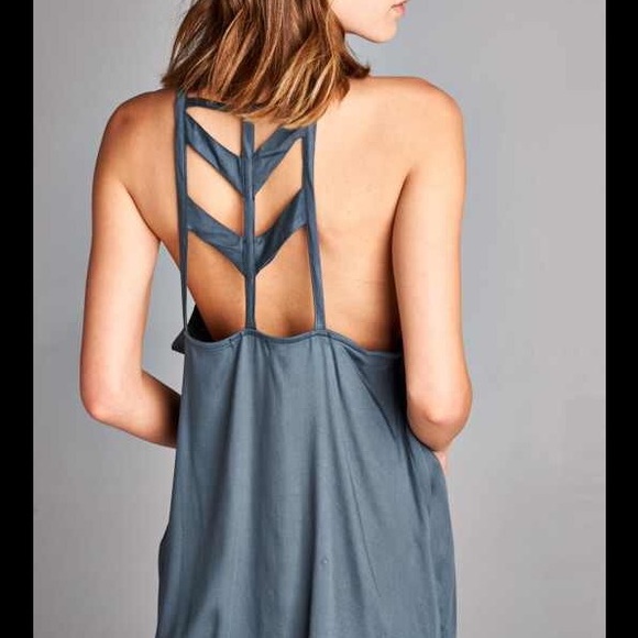 Gypsy Soul Grey Tank Top❣ - Picture 3 of 3