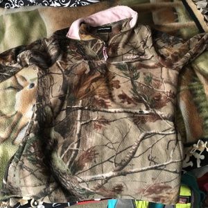 Realtree Camo Quarter Zip Jacket