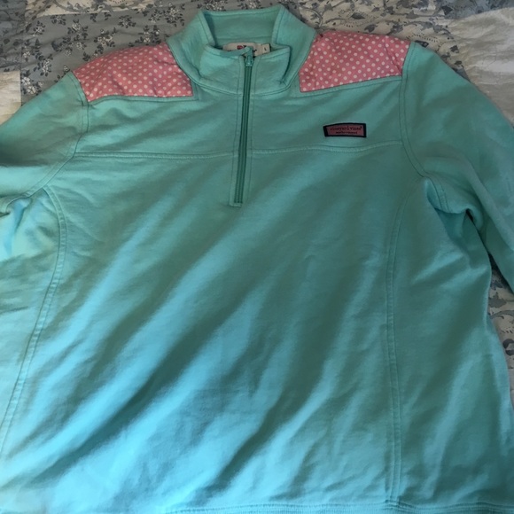 Vineyard vines turquoise shep shirt