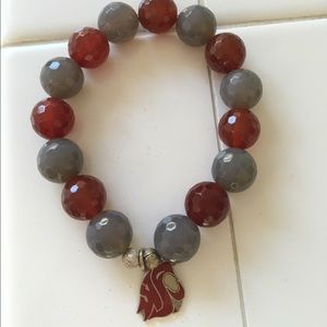 Go Cougs!! Mandy Moon WSU bracelet
