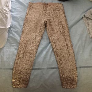 Zara trf sequined legging/pant