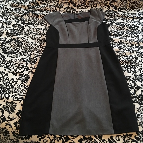 Sophisticated Grey & Black PreLoved Dress