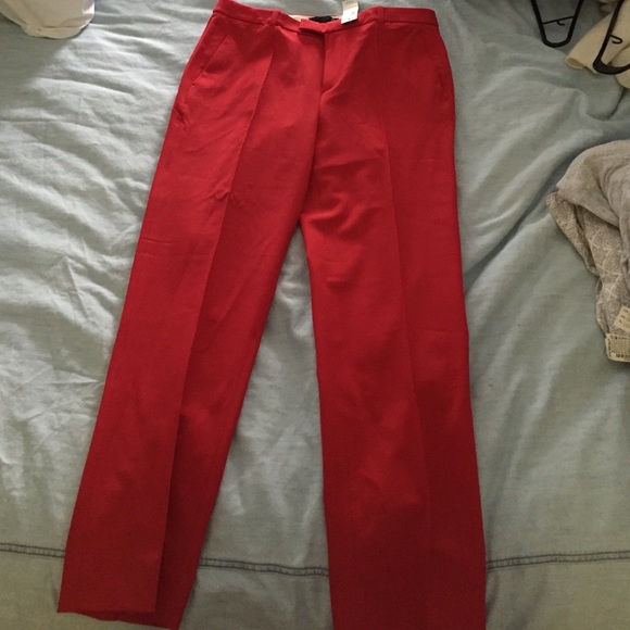 Jcrew red pants