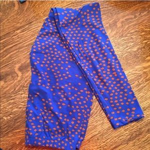 LuLaRoe TC Red and Blue leggings