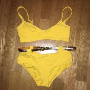 Michael Kors Bikini with gold belt