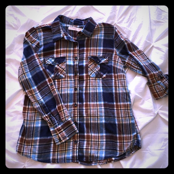 Plaid Flannel Top