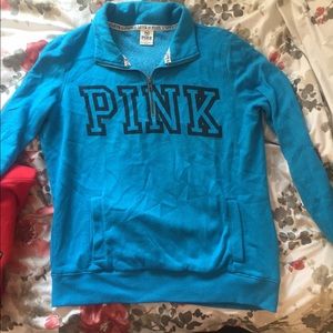 PINK quarter zip sweatshirt