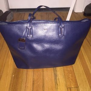 Ralph Lauren navy large tote