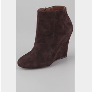 Sam Edleman Wilma Suede Wedge Booties