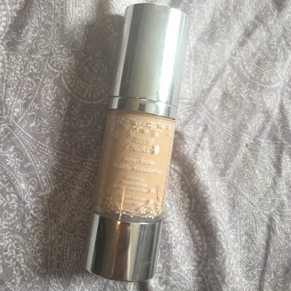 100% pure super fruits healthy foundation