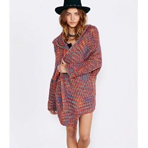 ❌SOLD❌ UNIF Raya Hooded Rainbow Cardigan