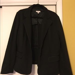Black detailed blazer