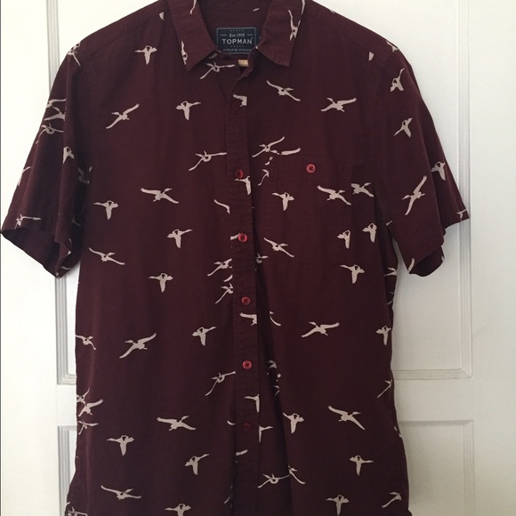 TOPMAN Short sleeve button down
