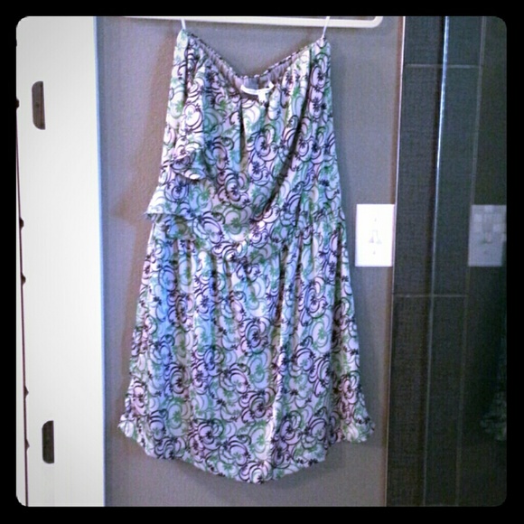 Patterned mini dress