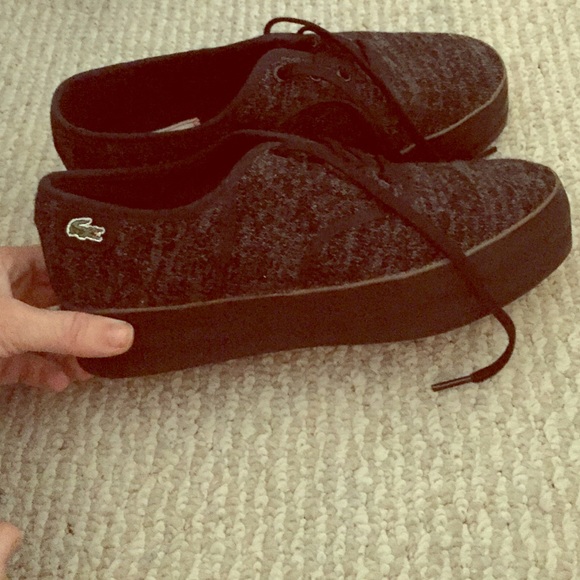 Cute Lacoste shoes size 7.5 would fit 8 great