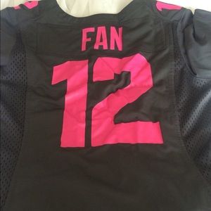 Authentic, sexy woman's Seahawks #12 pink jersey!