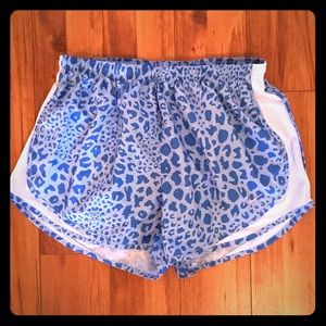 Blue nike tempo shorts