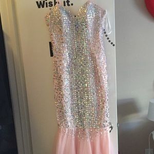 Terani Couture Strapless Dress