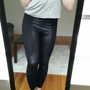 Guess leather lined leggings