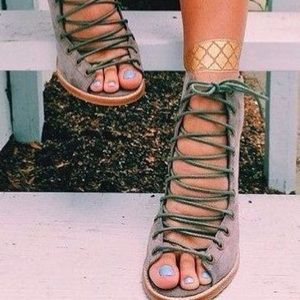 ✨JEFFREY CAMPBELL✨ Cors -Taupe - Sz 6