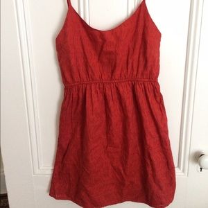 Red volcom textured dress