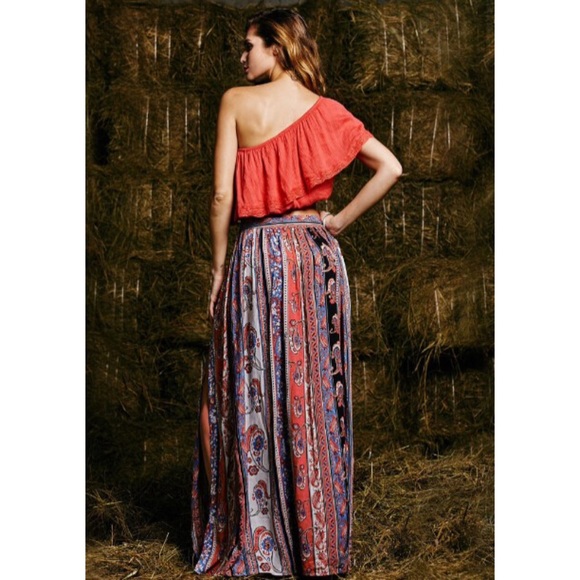 ☮Bohemia pleated maxi skirt☮ - Picture 2 of 3
