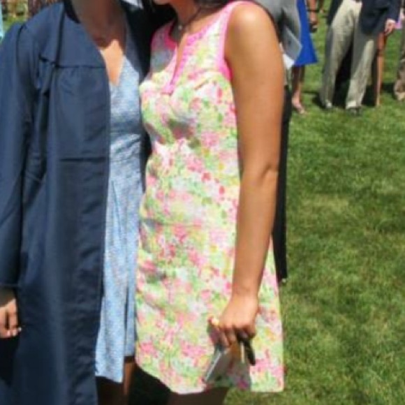 Lilly Pulitzer flowered dress size 4 - Picture 4 of 4