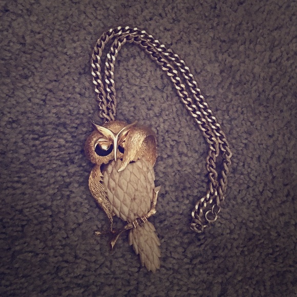 Vintage Razza Owl Necklace Authentic