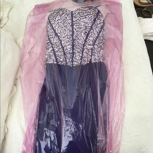 Purple prom dress