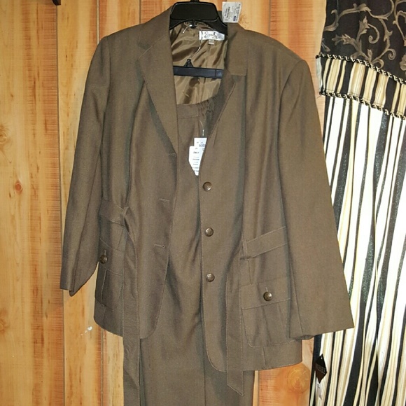 2 piece pant suit