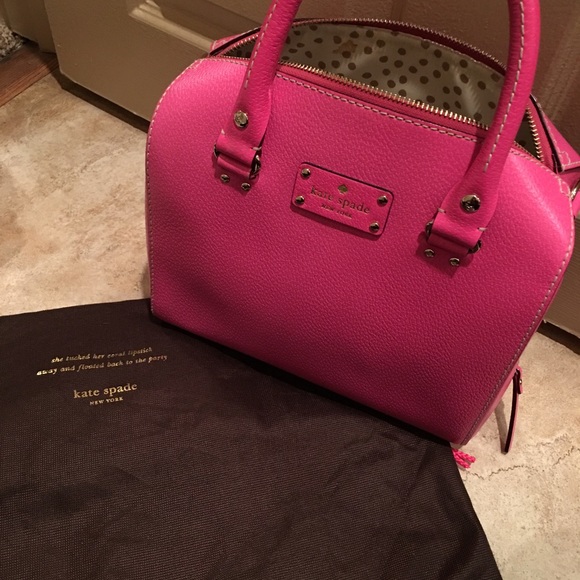 Pink Kate Spade Leather Satchel