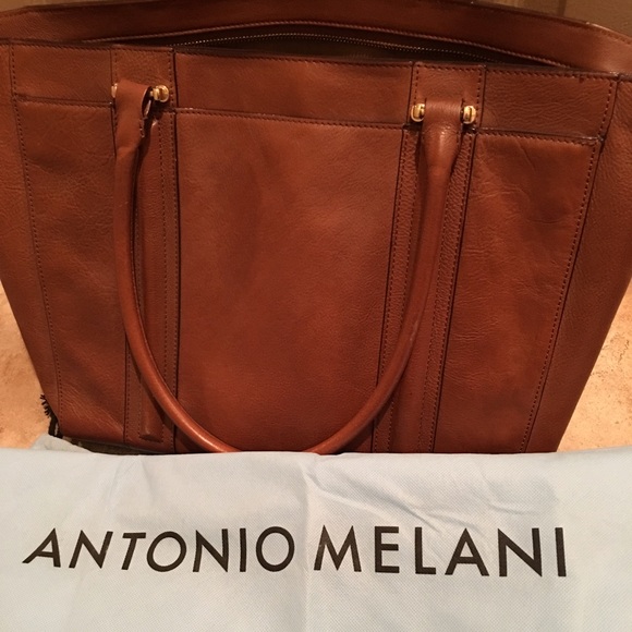 Brown Leather Antonio Melani Tote