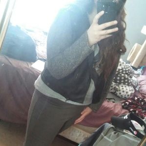 Adorable fake leather jacket