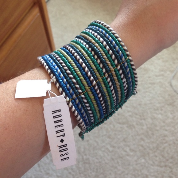 Beaded and roped cuff NWT