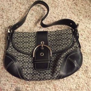 Coach small black purse