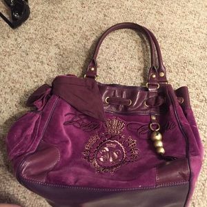 Purple juicy couture purse