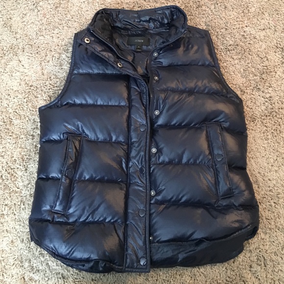 JCREW navy vest