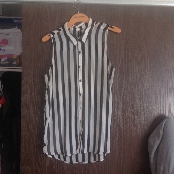H&M striped blouse