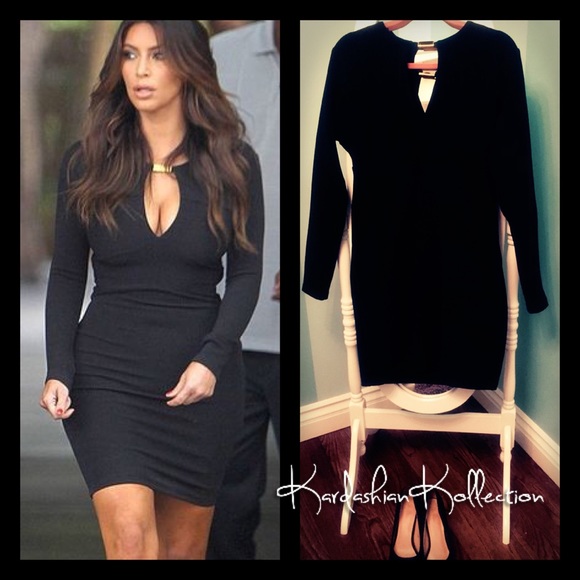 Beautiful fitted sexy black dress
