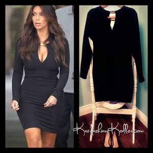 Beautiful fitted sexy black dress