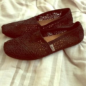 Black Lace Toms!